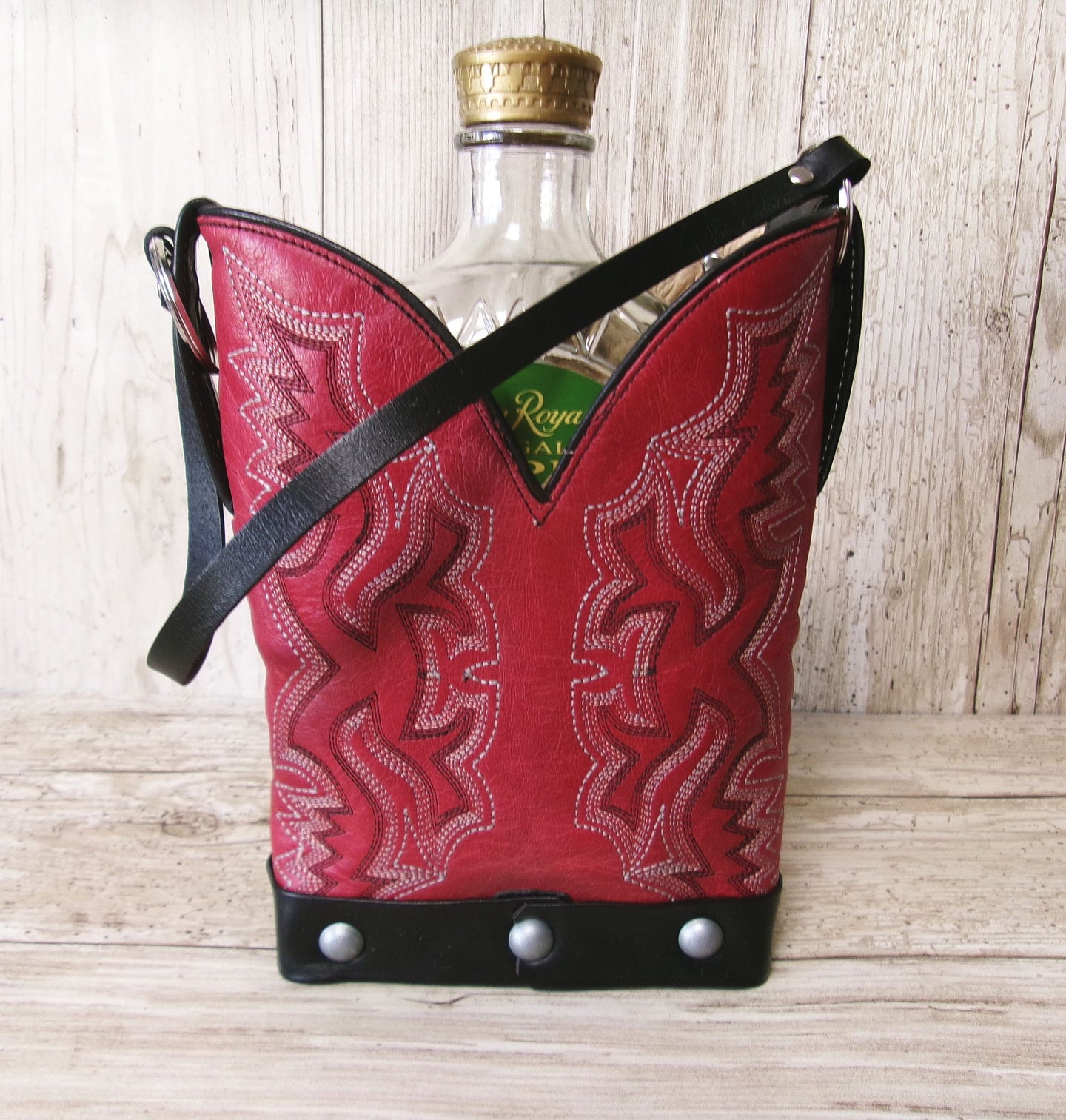 Cowboy Boot Whiskey Tote CR256